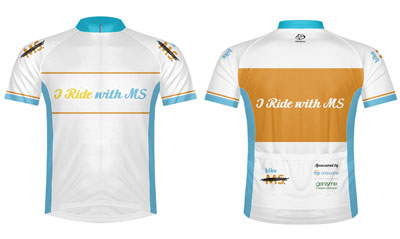 I Ride with MS jersey, 2013